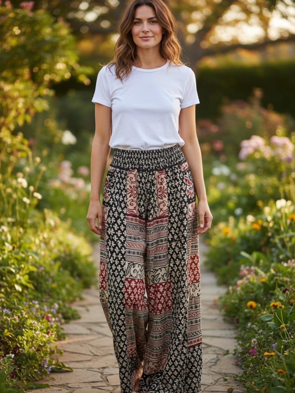 Karma Highway Wide Leg Pants-OS